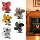 Sleek Aluminum Wood Burning Stove Fans Quietly Enhancing Comfort Levels