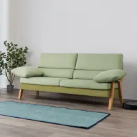 在飛比找momo購物網優惠-【有情門】STRAUSS 清揚沙發-三人座/含扶手枕2入(製