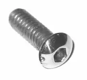 3 HAND POLISHED METRIC STAINLESS BUTTON ALLEN BOLTS M8 x 30 8mm x 30mm