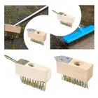 Crack Weeder Weeds Puller Tool Grout Brush Cleaner for Patios Decks Walkways