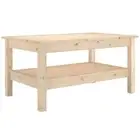Solid Wood Pine Coffee Table Modern Couch Bedside Table Multi Sizes vidaXL