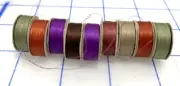 Prewound Bobbins, Size L, Polyester thread, multiple colors, Card Board