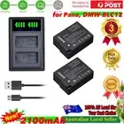 2x Battery + Dual USB Charger for Panasonic DMWBLC12 Lumix DC-G95 DC-G95MK G95