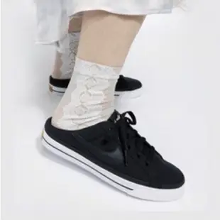 NIKE COURT LEGACY MULE 白色 黑色 帆布 穆勒鞋 懶人鞋 男女鞋 DB3970-100