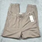 NEW MATE The Label M 100% Organic Cotton Light Brown/Tan Fleece Relaxed Sweat