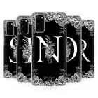 OFFICIAL NATURE MAGICK B & W MONOGRAM FLOWERS 2 BACK CASE FOR SAMSUNG PHONES 1