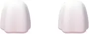 2 PCS Toothpaste Cap Head Self-Closing Dispenser Removable Dustproof Cover White