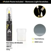Touch Up Paint For Volvo All Models 98672 Grey With Polish Paste