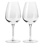 2pc Krosno Duet 460ml Red Wine Glass Set Drinkware/Barware Drink Glasses Clear