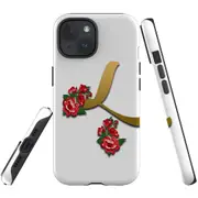 For iPhone 15 Plus Case, Shielding Cover, Letter L