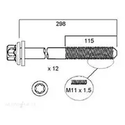 Permaseal Cylinder Head Bolt Set - HBS210