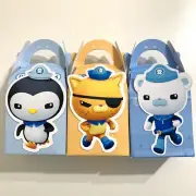 6x Octonauts Lolly Loot Bag Box. Party Supplies Bunting Eyes Cake Banner