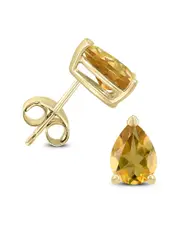 14K 1.50 ct. tw. Citrine Earrings NoSize NoColor