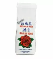 Mei Gui Hua 玫瑰花糯米 Sweet Sticky Rice 5 lbs (2.26 Kg), 54 Servings