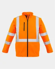 Syzmik Unisex Taped Hi Vis 2 in 1 X Back Soft Shell Jacket