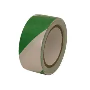 JVCC Hazard Warning Tape (HZ-8): 2 in. x 36 yds. (Green/White stripes)