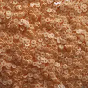 3mm Flat SEQUIN PAILLETTES ~ Opaque PEACH BLUSH Iris Rainbow ~ Made in USA.