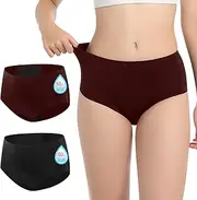 Incontinence Underwear for Women Washable Leak Proof Underwear for Women Reusable Bladder Leak Underwear for Women
