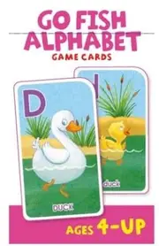 School Zone Flash Cards Go Fish Alphabet Game Cards