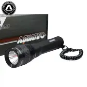 AQUATEC Scuba Diving Flashlight Cree Dive Torch LED-3200(BK)