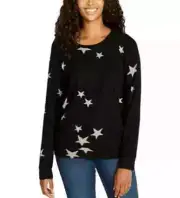 Buffalo David Bitton Women's Cozy Top, Black, Size L - NWT