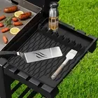 2 Pcs Silicone Griddle Tools Mat Collapsible Silicone Spatula Mat Heat paXyJ