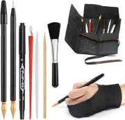 Scratch Art Tool Set - 9 Pieces for Adults & Kids with Gloves and Accessories