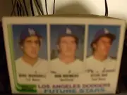 Topps 1982 - Los Angeles Dodgers Future Stars - Mike Marshall, Ron Roenicke, Steve Sax