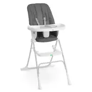 Ingenuity Sun Valley Compact Folding Baby/Infant High Chair Seat Grey 6m+