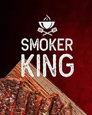 Smoker King: BBQ Grill Cookbook, BBQ Smoking recipe Log Book, Meat Smoking Journal, Grill Prep Notes