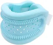 bjlysk Ergonomic Neck Brace with 360° Support & Cooling Fabric - Adjustable Cervical Collar for Tech Neck, Sleeping, Office Workers, Lightweight Posture Corrector (Blue)