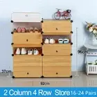 DIY Cube Shoe Cabinet Stackable Shelf Portable Rack Organiser Storage