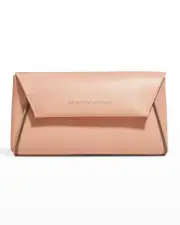 New In Box BRUNELLO CUCINELLI Monili Leather Wallet On Chain Melon $1695