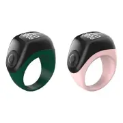Digital Prayer Rings with Adjustable Size Prayer Rings Counter for Men & Women