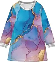 [Caihoyu] Girls Fall Dress Toddler Stylish Festival Outfit, Multicolor13, 4 Years
