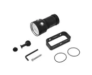 5000LM Supper Bright Waterproof Underwater 80M Diving Flashlight LED Electric Torch (Black)