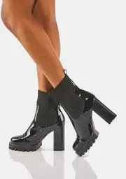 [AZALEA WANG] Mason Platform Booties