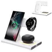 Fast Charging Dock 3 in1 Wireless Charger Station for Samsung Watch iPhone