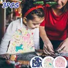 3Pcs Kids Aprons Soft Breathable Linen Kids Cooking Aprons Cute Cartoon guebz