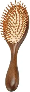 Havvo Hair Brush, Sandalwood Wooden Massage Comb, Air Cushion Comb for Men and Women with Cleaning Brush, Wooden Hairbrush Detangling Brush and Brush for Thick or Long Hair