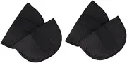 NUOBESTY Shoulder Pads Black Women's Shoulder Support Pads Detachable for Suit Stretchy Easy to Attach
