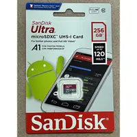在飛比找蝦皮購物優惠-【臺灣公司貨】SanDisk Ultra 256G Micr