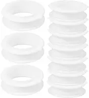 HEALEEP Plastic Drain Muzzle for Sink Strainer Round Vent Mesh Hole Covers 20 Pack