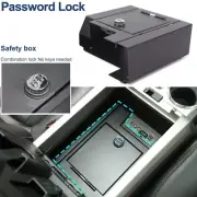 Center Console Vault Gun Safe Storage Box Password Lock For Ford F150 2009-2014