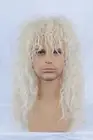 Men’s 80s Wigs Halloween Costume Male Blonde Hair Punk Heavy Metal Rocker Wig...