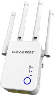 1200Mbps WiFi Extender Booster with 4 External Antennas Dual Band Ethernet Port