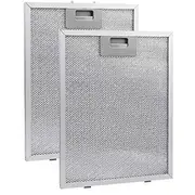 2PCS Cooker Hood Filters Metal Mesh Extractor Vent Filter 320X260mm Kitchens Hoods Oil Filter Range As Shown