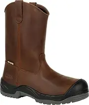 [ROCKY] Men's Worksmart Composite Toe Internal Met Guard Work Boot Mid Calf