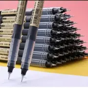 10Pcs/Set High Quality Needle Type Gel Pens Straight Liquid Ballpoint Pen Kawaii