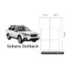 【野道家】*預購商品*PAMABE OUTDOOR Subaru Outback 車泊露營床墊